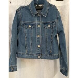 Girls Tweety Bird Denim Jacket XS/6 Warner Bros Looney Tunes “That’s All Folks”